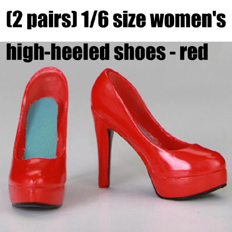 Elegant High Heel Doll Shoes Realistic 1/6 Female Soldier Model Accessories Easy To Dressingup Doll Display Decoration