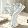 Stylish Room Decor for Bedroom Twisted Flower Vase, 3D Printed Irregular Vases Table Decor, Creative Holiday Gifts Lovers Modern Decorative Vase Home