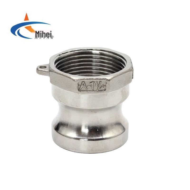 MSTAR Stainless Steel D-Type Bulkhead Quick Connector