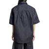 adidas Originals Polo Knopf Locker Kurzarmhemd Damenhemden Schwarz JJ3146