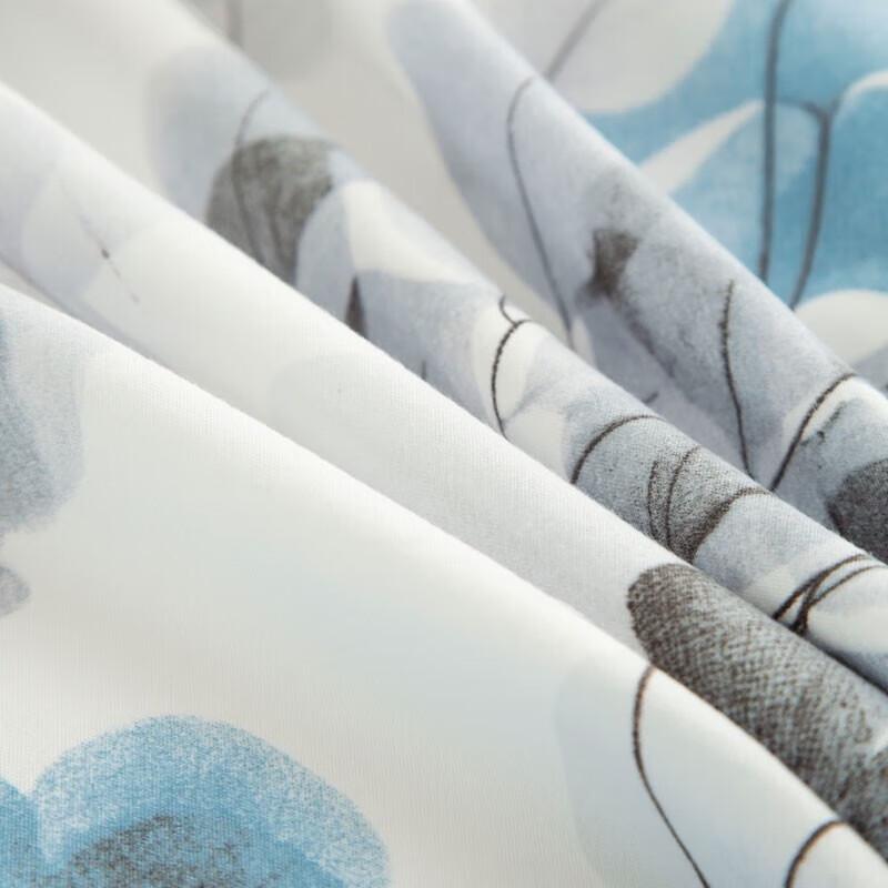 Hengyuanxiang Jungle Floral Plüsch 4-teiliges Bettwäscheset