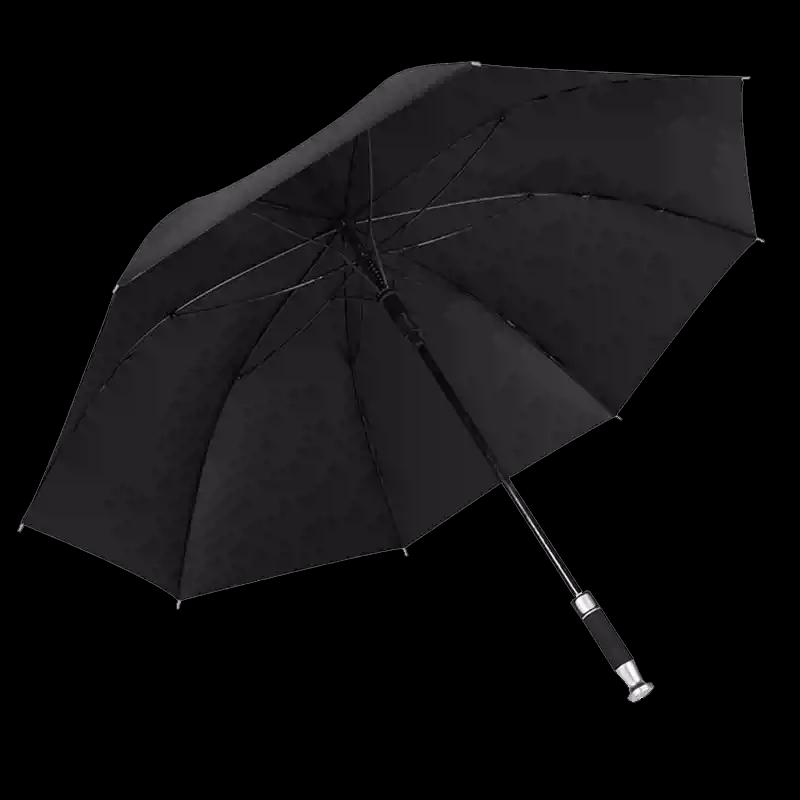 TCAI 8-Rib Long Handle UV Protection Straight Umbrella
