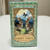 Rabbit Tarot Deck 78pcs Board Games English Watercolor Cards Cute Divination Cards