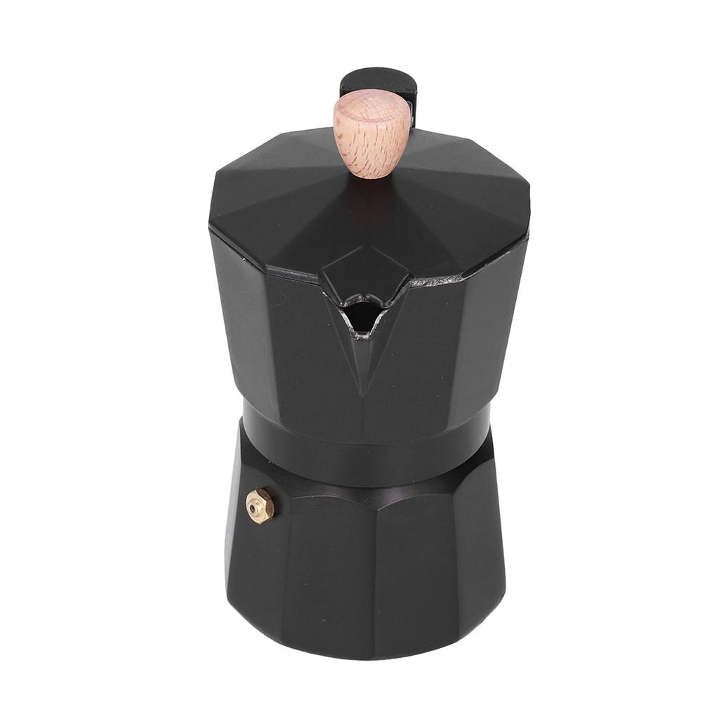 Ekspres do kawy na kuchenkę ośmiokątny ręcznie parzony dzbanek do kawy na kemping, do biura, na 6 filiżanek