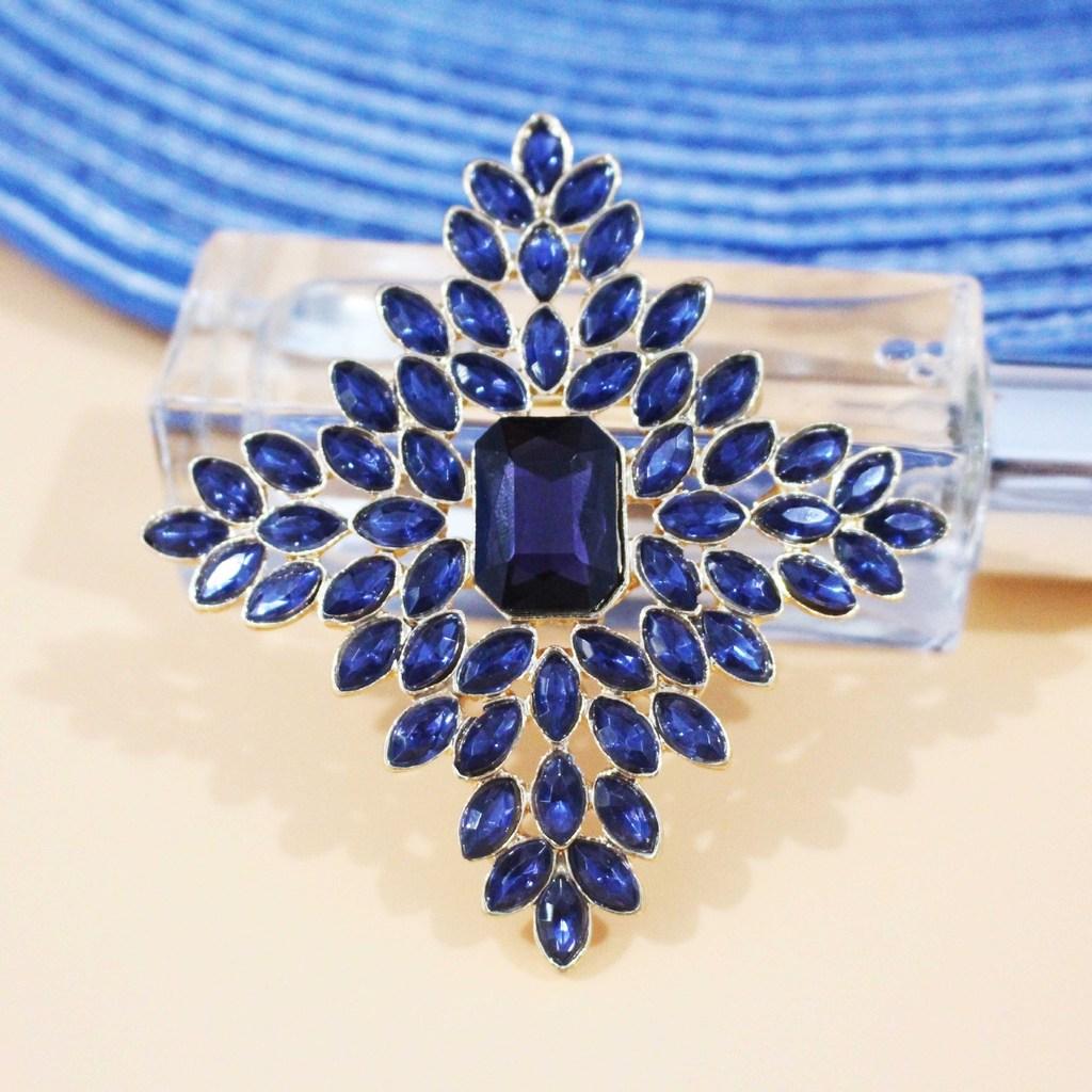 Spilla Cristallo Animale Stile Palazzo Vintage con Strass per Donne e Uomini