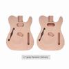 Unfinished Electric Guitar Body Blank Guitar Body Barrel DIY Mahogany and Composite Wooden Body Guitar Parts