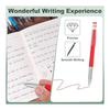 M&G Gel Pens, Medium Point 0.5mm, 12-Count, Smooth Red Ink Rollerball Pens for Home, Office, Writing, Notes, Journaling, Business - Style 1