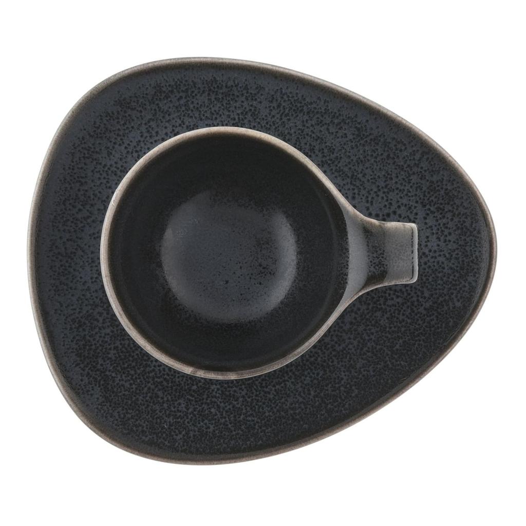 Captivating Espresso Cup with Saucer, Time , DUKA