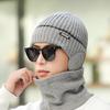Hats for Men Winter Solid Color Knitted Hats  Men's Woolen Hats  Boys' Warm and Cold Hats  Trendy High Density Knitted Hats
