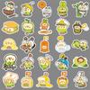 50 Little Parrot Stickers Personalized Cartoon Cute Decorative Mobile Phone Suitcase Gulka Hand Account Stickers