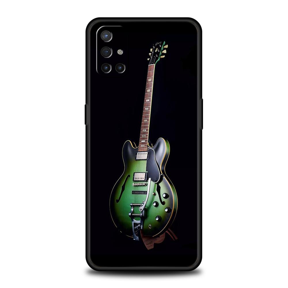 Guitar Music Art Phone Case for Oneplus 11 Nord N100 N10 10 7 8 9 9R 7T 8T N200 CE 2 9RT Z Pro 5G Silicone Cover Shell Capas Bag