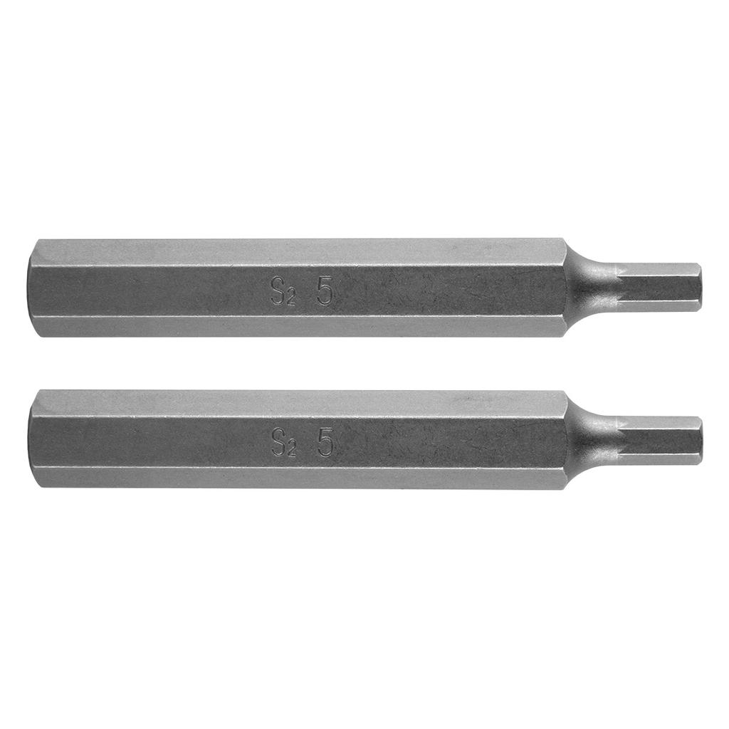 HEX bit 5 x 75 mm, S2 x 2 pcs.
