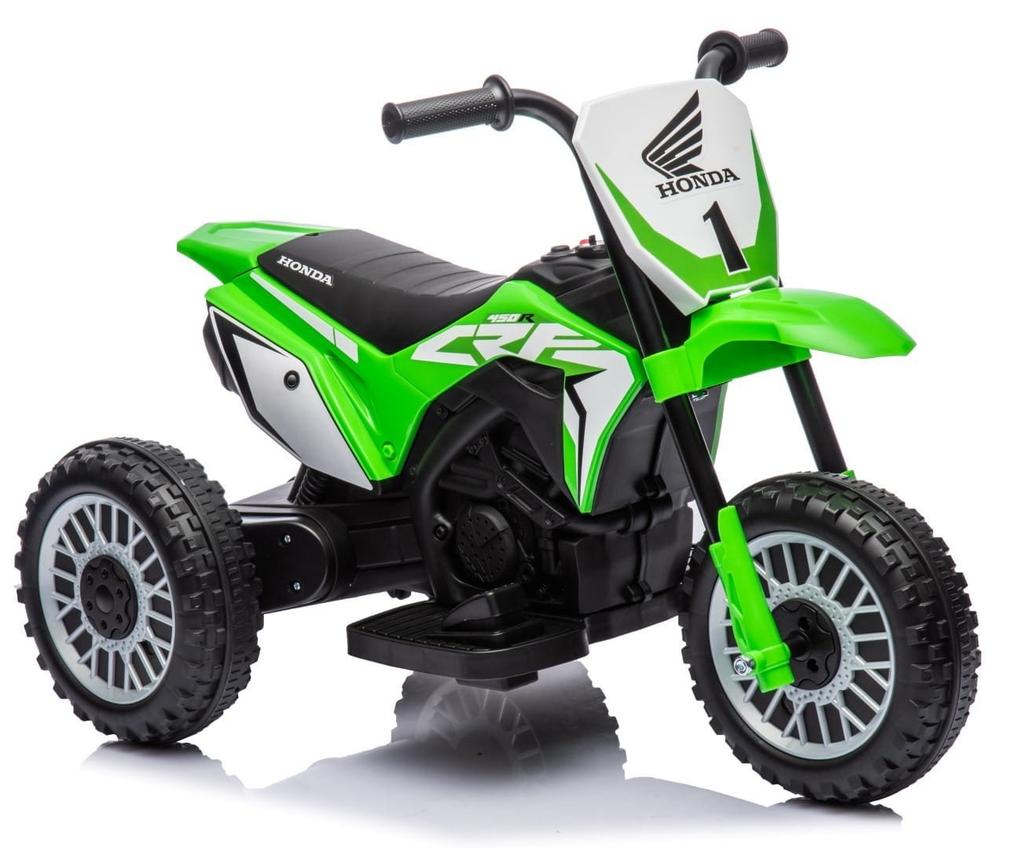 Honda Crf450 Motor Na Akumulator Trójkołowy Jeździk Dźwięk Zielony