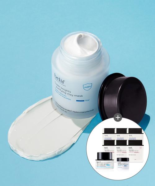 Belif Super Nights - Purifying Clay Mask 75ml Set none