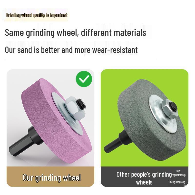 Compact Household Knife Sharpener and Polishing Machine with Sanding Wheel and Hand Drill Conversion Bracket