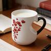 Hitzesensitive Farbwechselnde Zaubertasse mit romantischem Herzgriff Niedliche Geschenkidee für Geburtstag Jahrestag Valentinstag Kaffeetasse
