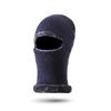 Hat autumn and winter pullover, warm and fleece integrated knitted hat for outdoor travel, exposed, masked and cold-proof wool hat