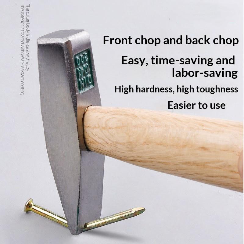 Mini Hammer High Carbon Steel Hammer Solid Wood Short Handle Octagonal or Round Head Hammer Small Manual Hardware Tool