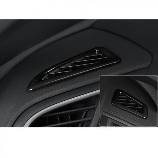 Dashboard L&R Air Outlet Vent Cover For Honda Civic 10th 2016- Bright Black