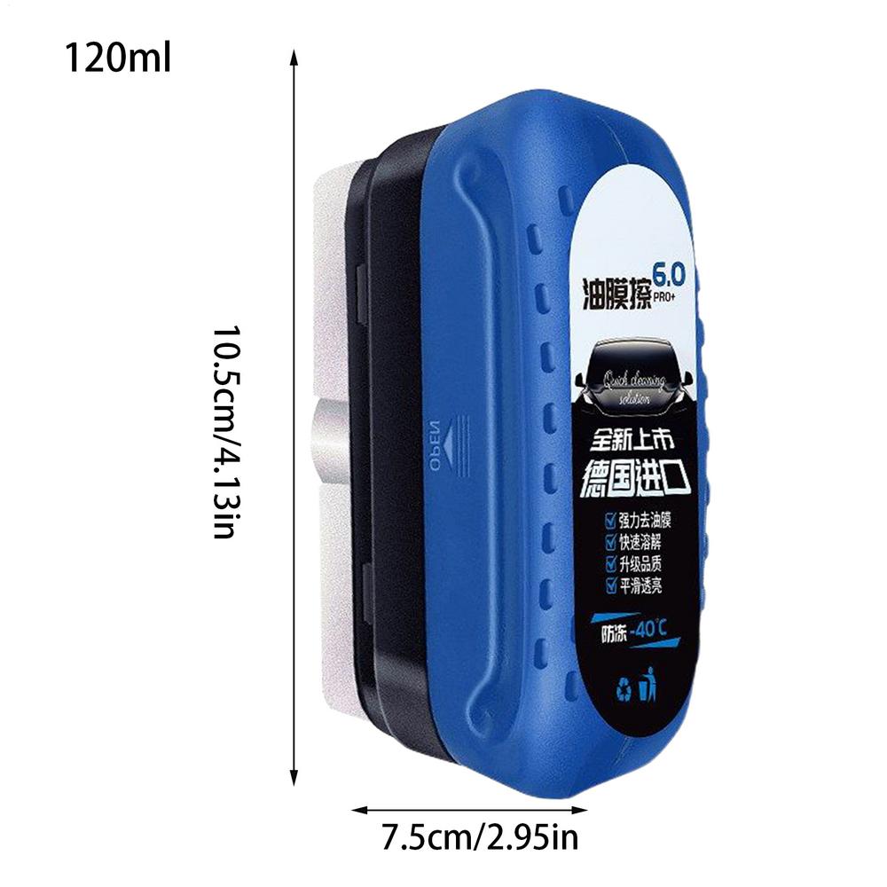 

Oil Film Cleaning Brush For Car Window 120ml Anti-Rain Auto Detailing Supplies Oil Film Remover For Car Windshield Headlight