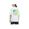 adidas Neo Vibe Collective Tee With Letter Pattern Print Unisex Tops White IA6743