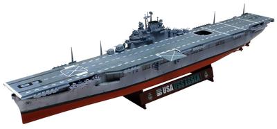 World of Warships US Navy Aircraft Carrier Essex Plastic Model WOW49503 Platz/Italeri 1/700
