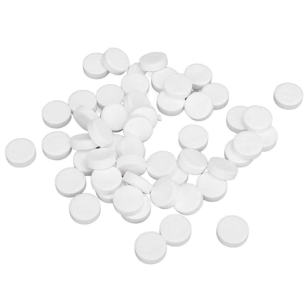 50Pcs Pool Cleaning Tablets Ultra Cleaning Pool Chlorine Tablets for Hot Tubs Spas Sinks 2g