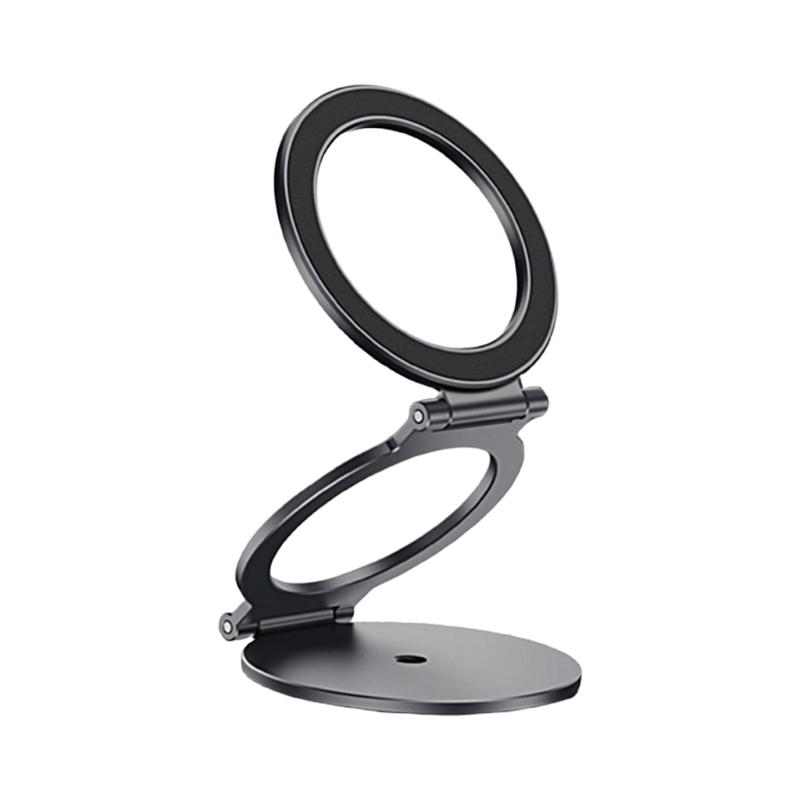 

Car Phone Holder Desktop Car Dashboard Double Sided Magnetic Foldable Stand Cellphone Holder Stand with 1/4in Screw Hole 1