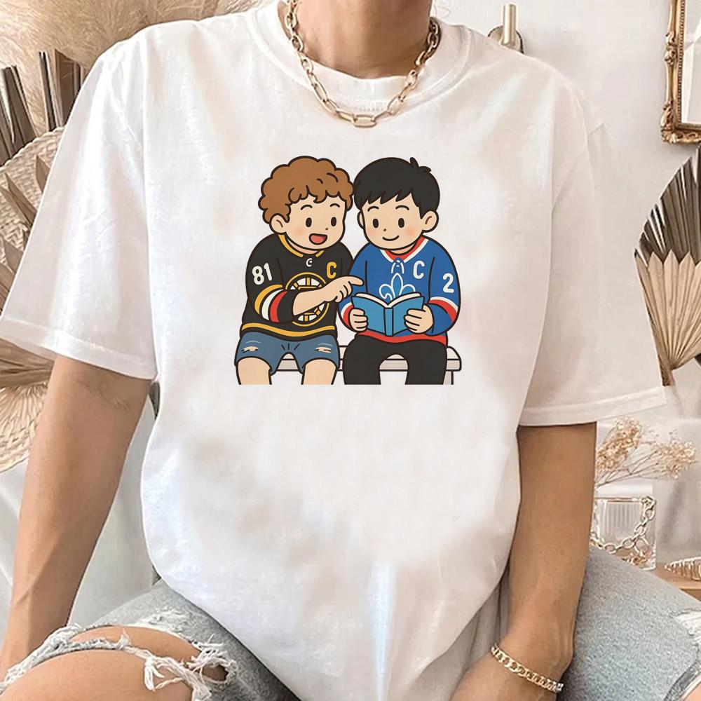 Hot Heated Rivalry Print T Shirt Women Graphic Cartoon Tops Gothic Vintage TShirt Fashion Y2k Streetwear Clothing