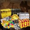Pirate Treasure Chest Captain Gold Coins Treasure Hunt Game Money Bank Novelty Toy Party Favor Desktop Decor Gag Gift For Adults