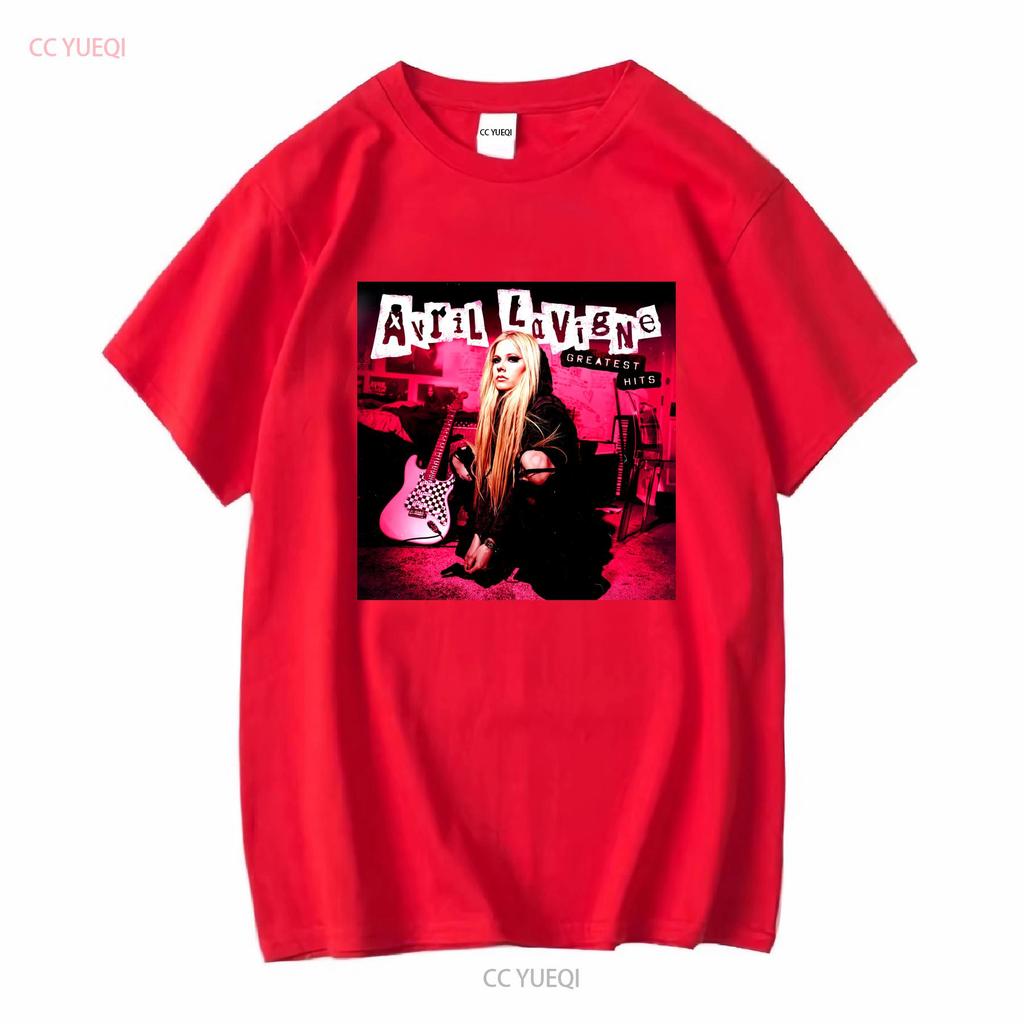 Avril Lavigne Album Greatest Hits Adult T Shirt All Size S To 5XL AL149 Long or Short Sleeves Vintage Washed