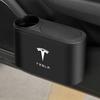 Autoaufkleber Tesla Auto Mülleimer Hängender Mülleimer mit Getränkehalter Organizer Box Auto Zubehör für Tesla Model 3 Y S X X Roadster Cyb