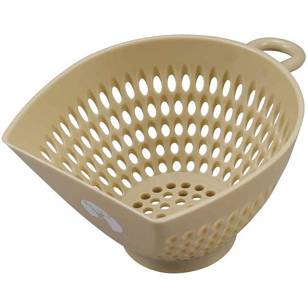 Pearl Kinzoku Pearl Uh 4716 [scoop Bowl Colander Set Mini Size Olive X Beige Captain Stag]