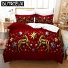 New Merry Christmas 3D Printed Bedding Set Duvet Covers Pillowcases Comforter Bedding Set Bedclothes Bed Linen 21