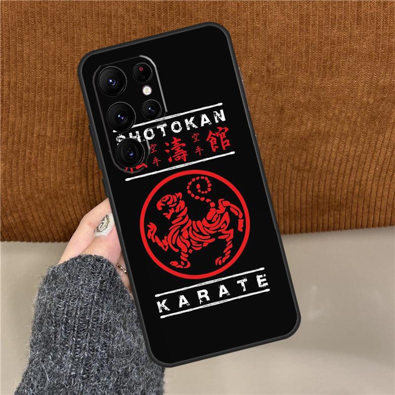 Shotokan Karate Symbol Handyhülle Für Samsung Galaxy S25 Ultra S9 S10 S20 S21 S22 Plus S24 FE S23 Ultra Rückseite