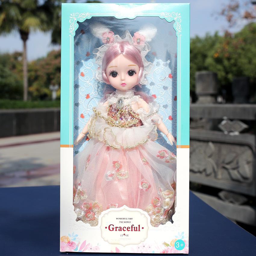 

Подарочный набор для девочек с куклой Барби Лоли Принцесса Z Plush Rabbit Ears Cute Princess