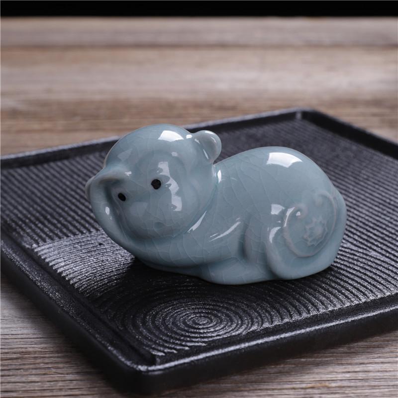 Chinese Zodiac Desktop Tea Tray Decoration Chinese Tea Pet Home Fun Monkey King Tea Accessories Tea Set Decorative Figurines