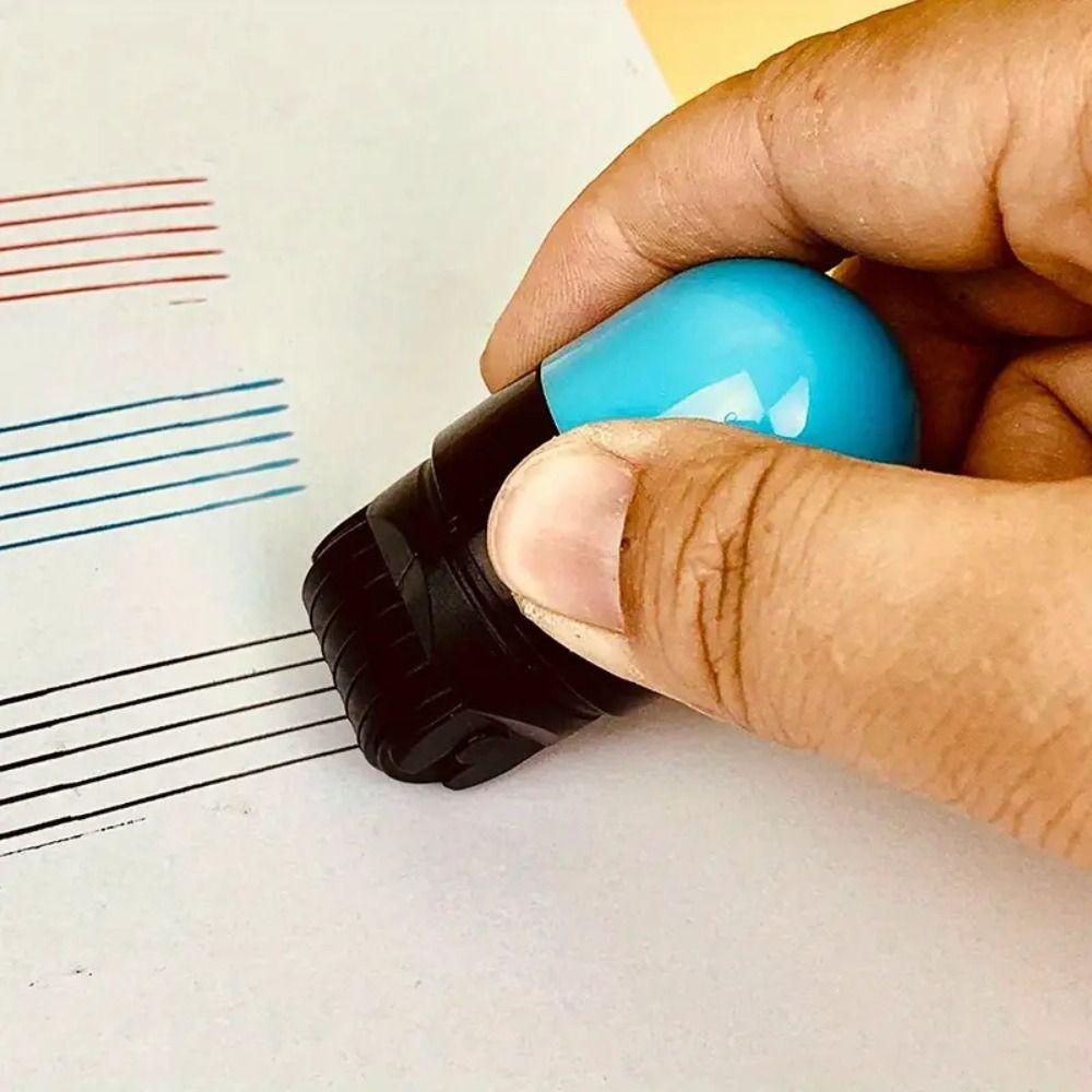 Dual-spectrum Staff Sheet Music Stamp 5-Line 6-Line Staff Staff Roller Hand Stamps  Teaching Tools