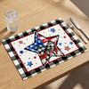 Independence Day Placemat Linen Printed Table 12 By 18 In For Dining Table And Coffee Table