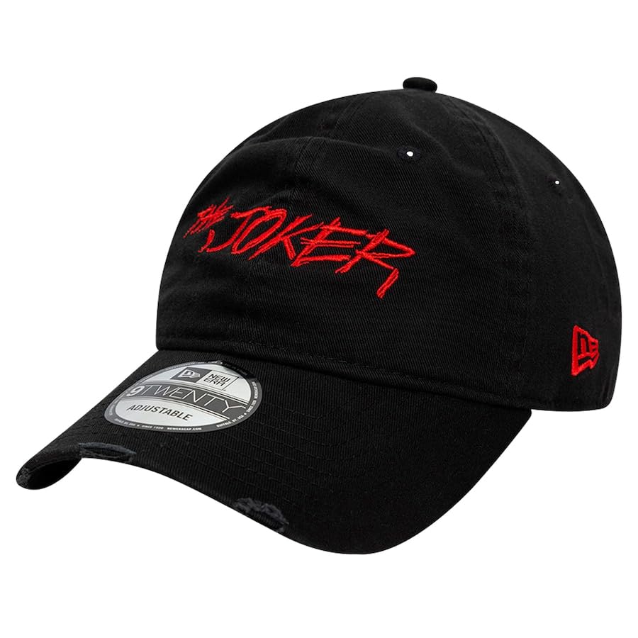 

[New Era] Cap 9TWENTY DC Comics Joker SCRATCH ADJUSTABLE CAP BLACK DC COMICS JOKER [Used]