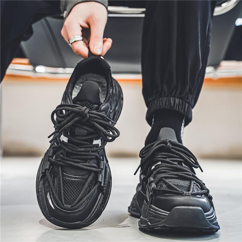 

Путянь мужская обувь зимняя воздухопроницаемость увеличивается Интернет знаменитость взрыв папы обувь молодежь спорт досуг бег осень прилив обувь 44 чёрный