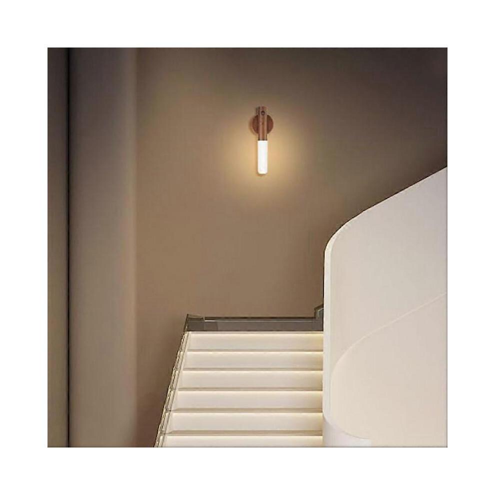 Motion Sensor Night Light Stepless Dimming Usb Rechargeable Magnetic Led Wall Light Wall Lamp for Bedroom Stair Hallway Kitchen