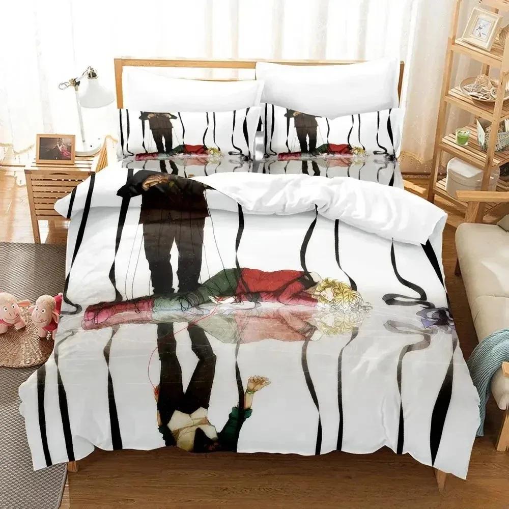 Tiger & Bunny Comfortable Duvet Quilt Cover Pillowcase Bedding Set Children Bedroom Decoration Home Textile