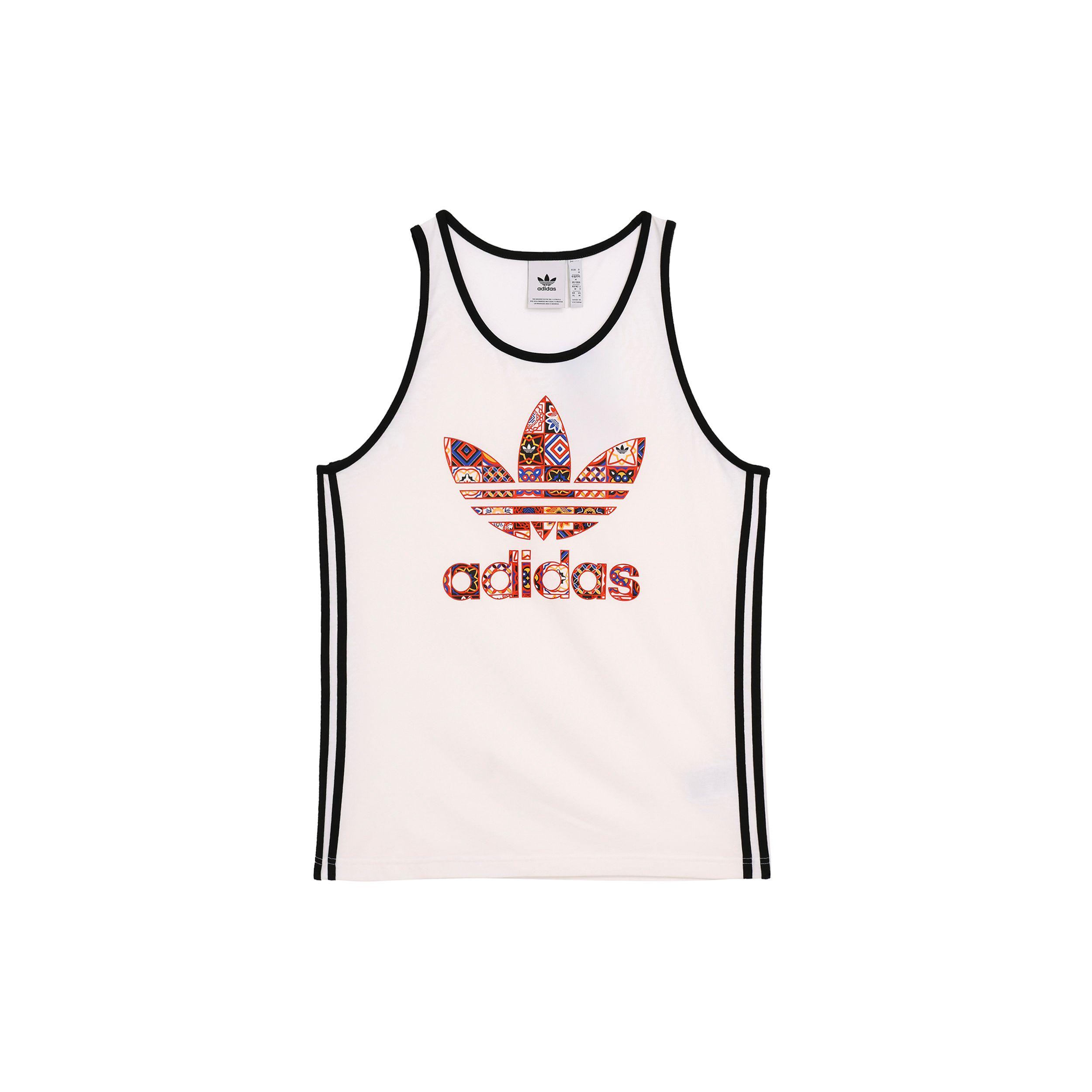 Adidas Originals Fun Logo Print Спортивные мужские майки белые H43942 M