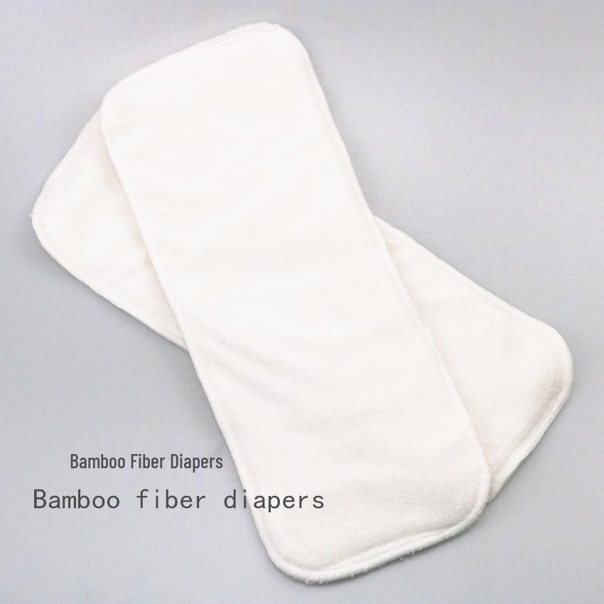 Comfortable 4-Layer Bamboo Reusable Baby Diaper Cover with Thick Urine Pad