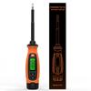 POROMETISTO Digital Voltage Tester Flathead Screwdriver Electrical Induction Circuit Test Pen with LCD Display and Buzzer Alarm