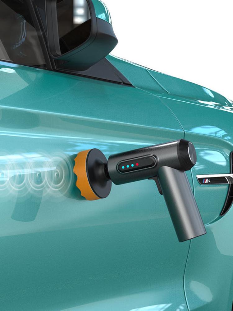 1 set mașină de lustruit auto mașină de ceară digitală wireless montată pe mașină mașină de lustruit mică scule electrice