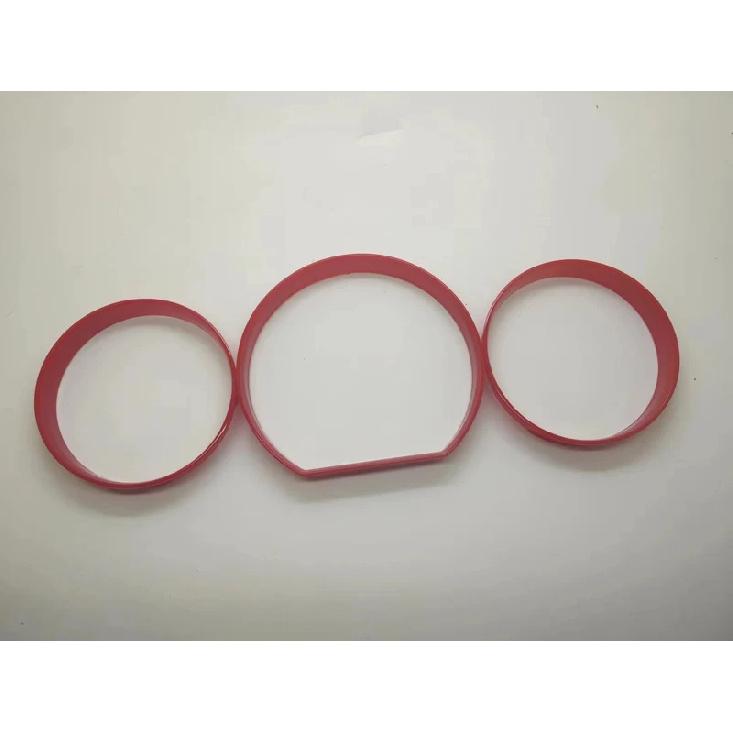 red /green /silver /carbon fiber gloss Speedometer Gauge Dial Ring Bezel Trim For Mercedes Benz W124 1984-1995 W126 1979-1991