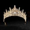Gold Princess Wedding & Party Crown Headdress Hair Accessory