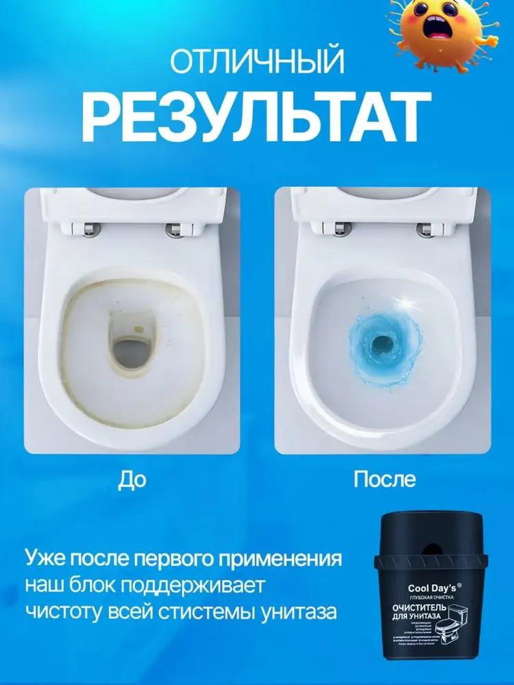 Cool Day's exclusive toilet unit with improved formula applied.